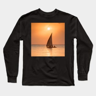 Sunrise fishermen - Zanzibar #1 Long Sleeve T-Shirt